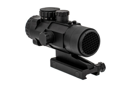 Primary Arms Anti-Reflection Device fits the 2.5X Prism Scope to reduce glare and lens flash.